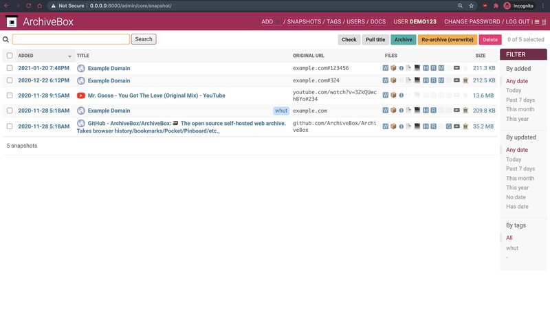 第241027期 – ArchiveBox